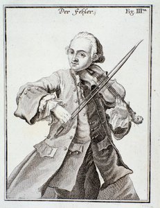 Portret van Leopold Mozart (gravure) door Unknown artist