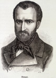 Portret van Louis Auguste (Louis-Auguste) Blanqui (1805-1881) Franse socialist en revolutionair theoreticus