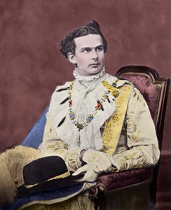 Portret van Lodewijk II van Beieren (Ludwig Otto Friedrich Wilhelm von Wittelsbach) door Unknown artist