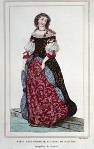 Portret van Maria-Anna-Christina van Beieren. München door Unknown artist