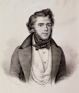 Portret van Michele Rapetti (gravure) door Unknown artist