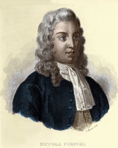 Portret van Nicola Antonio Porpora, Italiaanse componist (1686-1768). door Unknown artist