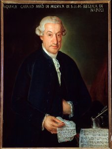 Portret van Pasquale Cafaro (schilderij) door Unknown artist