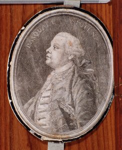 Portret van Pasquale Potenza (gravure) door Unknown artist