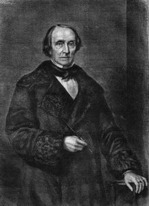 Portret van Peter von Cornelius, Duitse schilder (1783 tot 1867) door Unknown artist