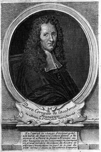 Portret van Pierre Corneille (1606 - 1684).