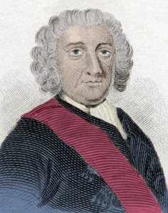 Portret van Sir Peter Warren (1703-1752), Engelse admiraal