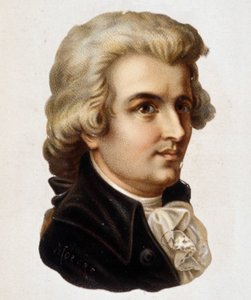 Portret van Wolfgang Amadeus Mozart (1756-1791) door Unknown artist