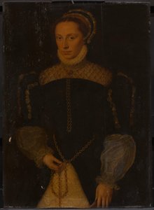 Portret van een vrouw door Unknown artist