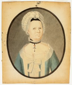 Portret van een vrouw door Unknown artist