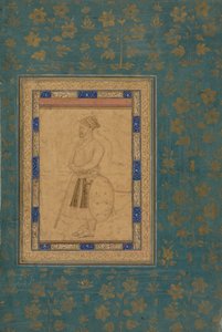 Portret van een onbekende edelman van het hof van Shah Jahan door Unknown artist