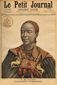 Portret van Keizerin Taytu Betul (Taitou) door Unknown artist
