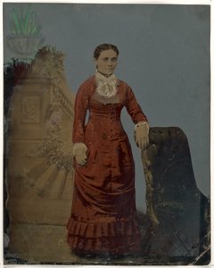 [Portret van jonge vrouw]. door Unknown artist