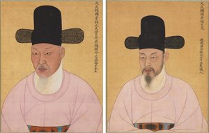 Portretten van Cho Hyun-myeong en Cho Jae-ho