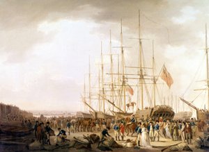 Portsmouth, inscheping van Britse troepen