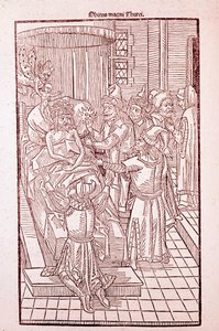 Waarschijnlijk Sultan Mehmed II in 1481 (Gravure) door Unknown artist