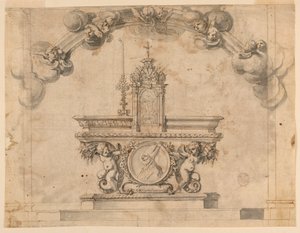 Project voor een altaar door Unknown artist