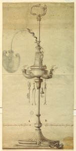 Project voor een Olie Lamp met Alternatieve Suggesties door Unknown artist