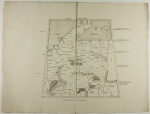 Vierde Europa Tabula: Ptolemaeus Romae 1490