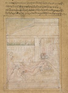 Verzoening van Radha en Krishna door Unknown artist