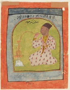 Raja Chattar Singh rookt door Unknown artist