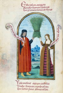 Voorstelling van de katholieke koningen Ferdinand II en Isabella I van Castilië