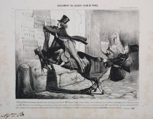Règlement du Jockey Club de Paris: Elk lid van de Jockey Club moet een Jockey en een Paard hebben...