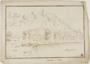 Rhinefelts en Sint Goar door Unknown artist