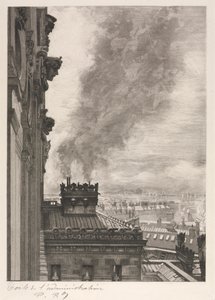 Daken van het Administratiegebouw door Unknown artist