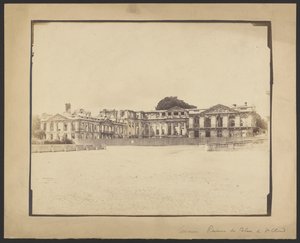 [Ruïnes van het kasteel van Saint-Cloud]. door Unknown artist