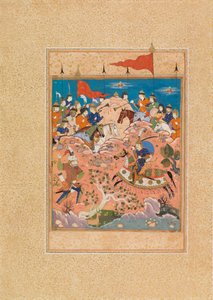 Rustam confronteert Ashkabus door Unknown artist