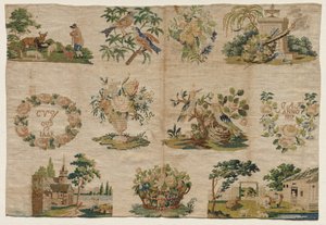 Sampler Fragment door Unknown artist