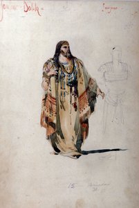 Samson kostuum voor de opera 