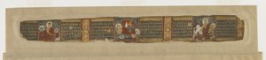 Scènes uit het leven van Boeddha uit een Prajna-paramita manuscript door Unknown artist