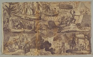 Scènes uit de Griekse Onafhankelijkheidsoorlog door Unknown artist