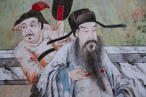 Scènes uit het dagelijks leven in China (detail) door Unknown artist