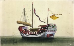 Scheepsschilderijen door Unknown artist