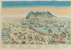 Belegering van Gibraltar, 1782 door Unknown