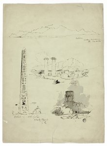 Schetsen van Patmos, Sardis, Obelisk van Heliopolis
