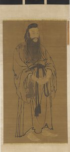 Staand Beeld van Lü Dongbin door Unknown artist