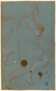 Studies waarschijnlijk voor een Aanbidding van de Herders door Unknown artist