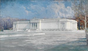 Studie voor Zuidgevel van Het Cleveland Museum of Art