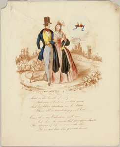 Zoet is de adem van de vroege morgen (valentijn) door Unknown artist