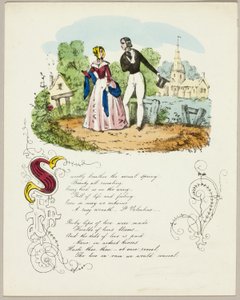 Zoet ademt de lente (valentijn) door Unknown artist