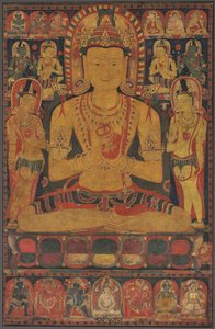 Tantrische Boeddha Vairochana als Vajrasattva door Unknown artist
