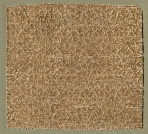 Textiel met kleine bladeren door Unknown artist