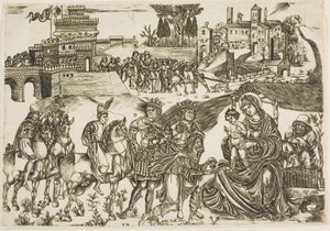 De Aanbidding der Wijzen door Unknown artist
