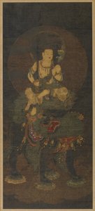 De Bodhisattva Monju door Unknown artist