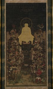 De Boeddha predikt de "Perfectie van Wijsheid" (Prajnaparamita) Soetra door Unknown artist
