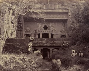 De grot van de timmerlieden. Ellora
